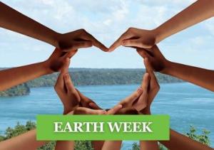 Earth Week - Hands making a heart shape