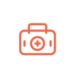 Orange camera icon