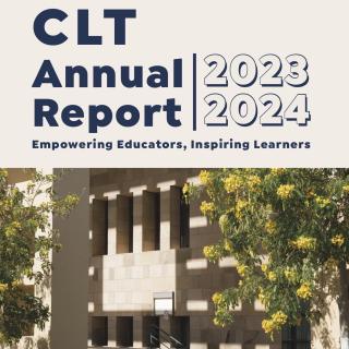 Cover of CLT annual report 2023 - 2024