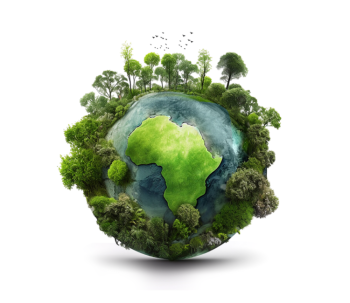 Earth 3D illustration