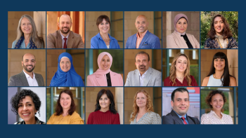 A collage of new faculty members