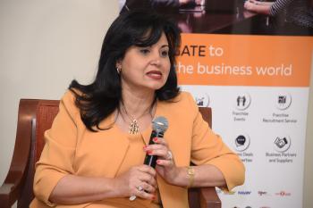 Noha Bakr &rsquo;87, 91&rsquo;, adjunct faculty member in the Department of Political Science: "It might look bleak. However, there are also opportunities among all of [Egypt's economic] challenges