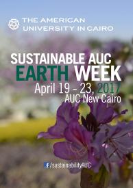 AUC's Earth week will run from April 19 - 23