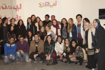 AUC&rsquo;s first class of graphic design students  