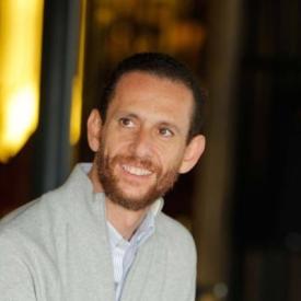 Khaled Bichara smiles for camera. 