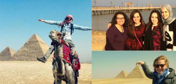 Study Abroad Students at AUC