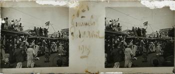Egypt&rsquo;s 1919 revolution, April 8-9, from Taxiphote digitization project. Photo courtesy of Rare Books and Special Collections Library.