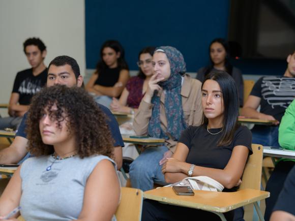 Students in class