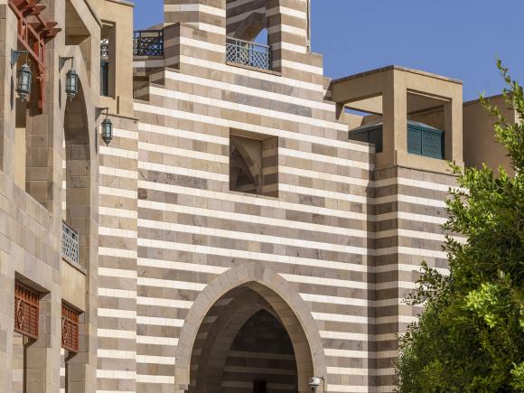 Islamic building with an arch