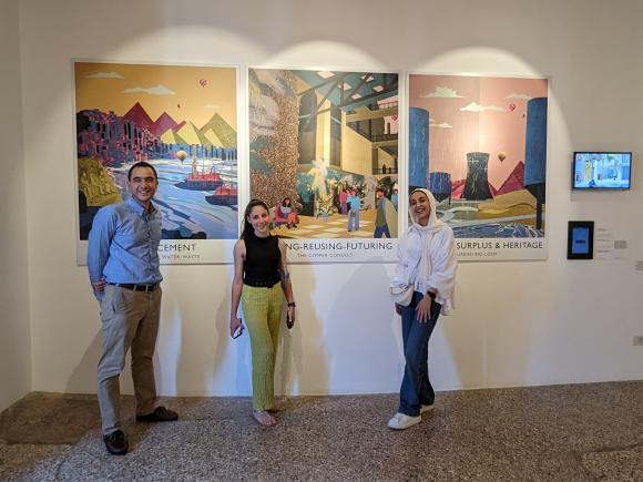 Dr Sherif Goubran- AUC students- Biennale