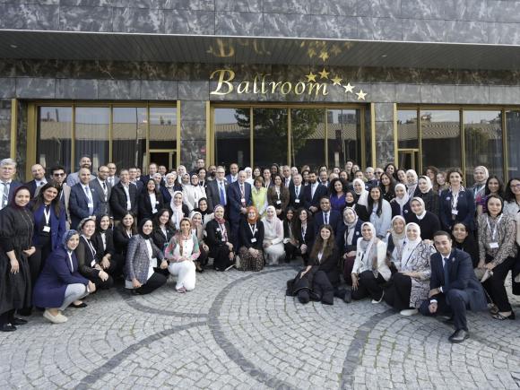 A group photos of participants in the conference on Advancing Change in Public Goods in an AI-Driven World: The Yousef Jameel Fellows and a Visionary Path Forward