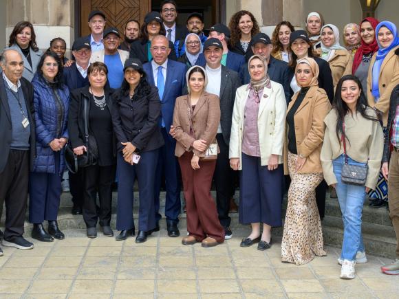 Professor Mohamed Salama and a team of AUC researchers