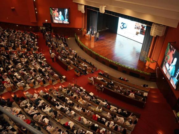 Audience attending the Nile TESOL conference in Bassily Hall