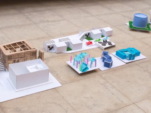 Hand made architecture on the ground