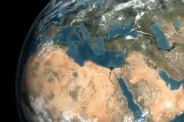Global view of the middle east