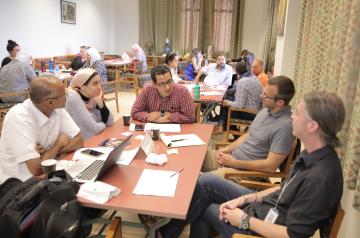 faculty around table