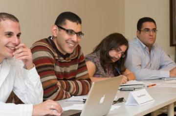 students in class
