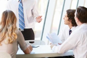 employees in meeting