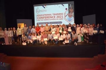 Group of boys and girls on stage 