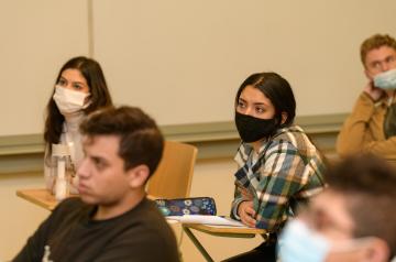 Students in class