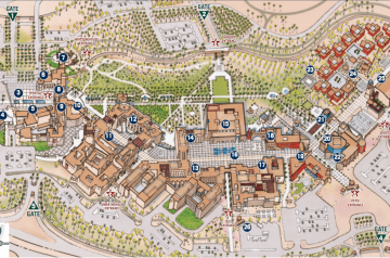 AUC - New Cairo Campus Map