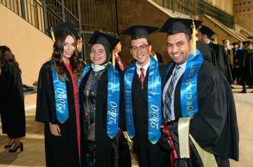 Four graduates
