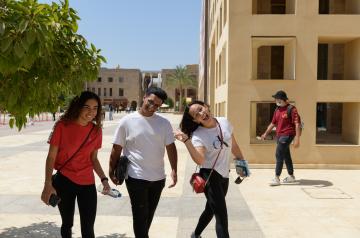 Thanawiya Amma students at AUC's Open Day