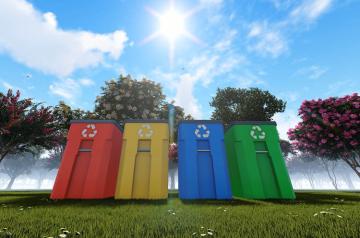 waste bins
