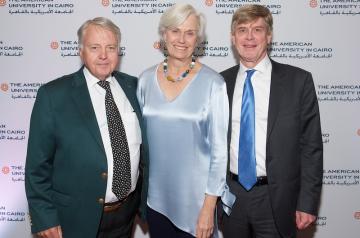 Jim Bond, Kerri Bartlett and Chairman Richard Bartlett
