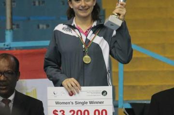 At the International Table Tennis Federation Africa Cup Dina Meshref was named African Table Tennis Champion, qualifying her to move on to the Table Tennis Women's World Cup