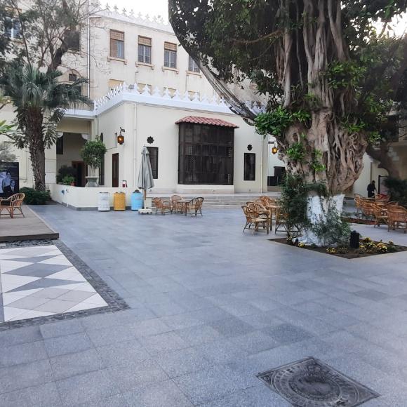 Bartlett Fountain Area at Tahrir Cultural Center