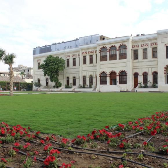 Building and greenery