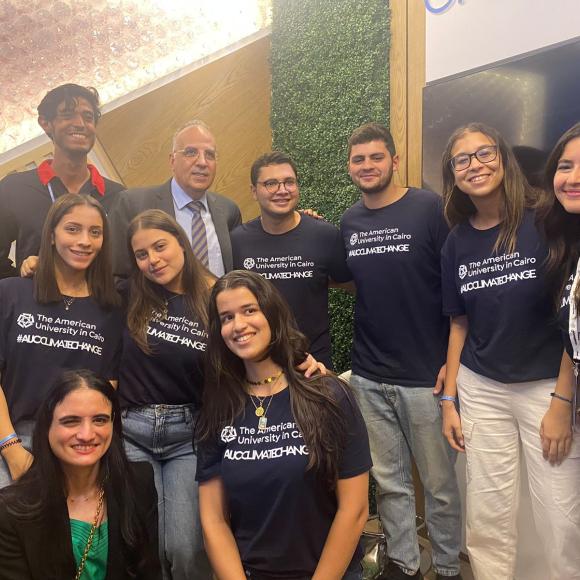 Group photo, The American University in Cairo