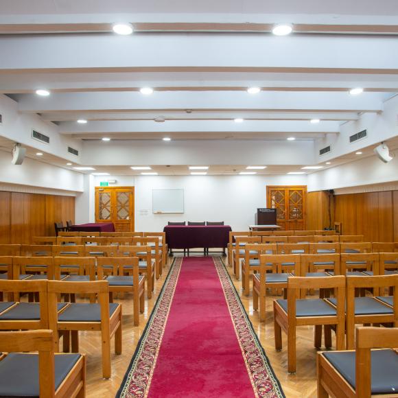 Chairs in a classroom