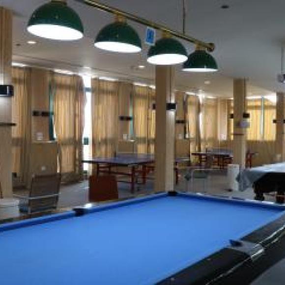 Table tennis and Billiards hall