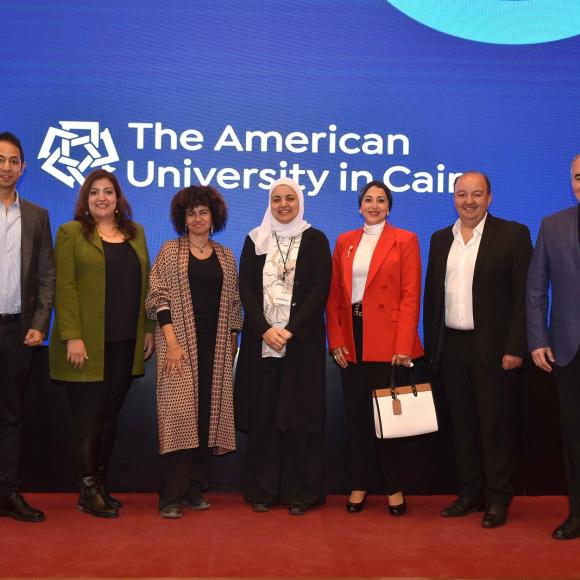 Group of people standing together for a group photo