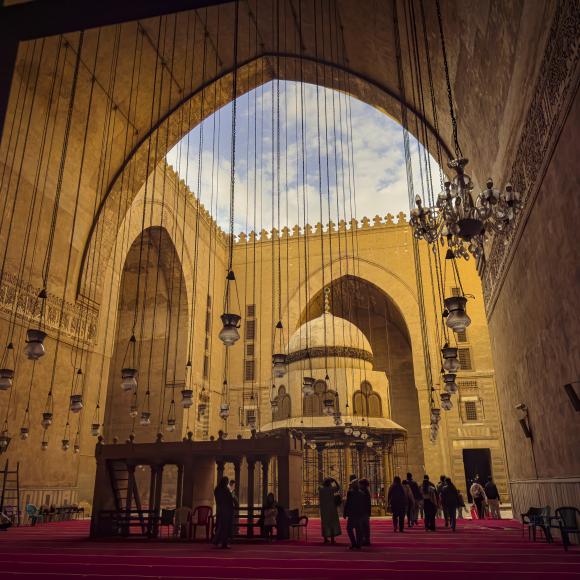 Arched building in historic Cairo