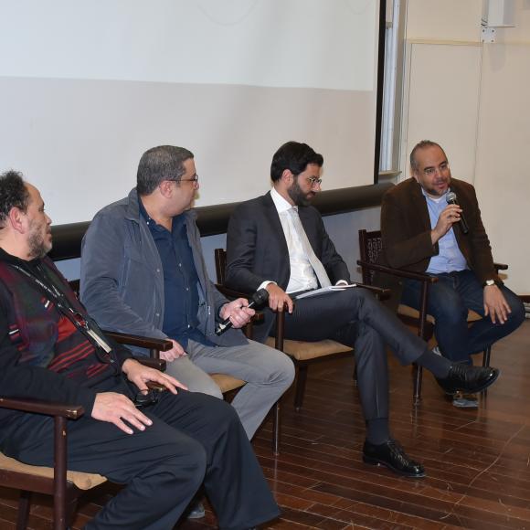 Dr. Ahmed Abdelmeguid in panel discussion