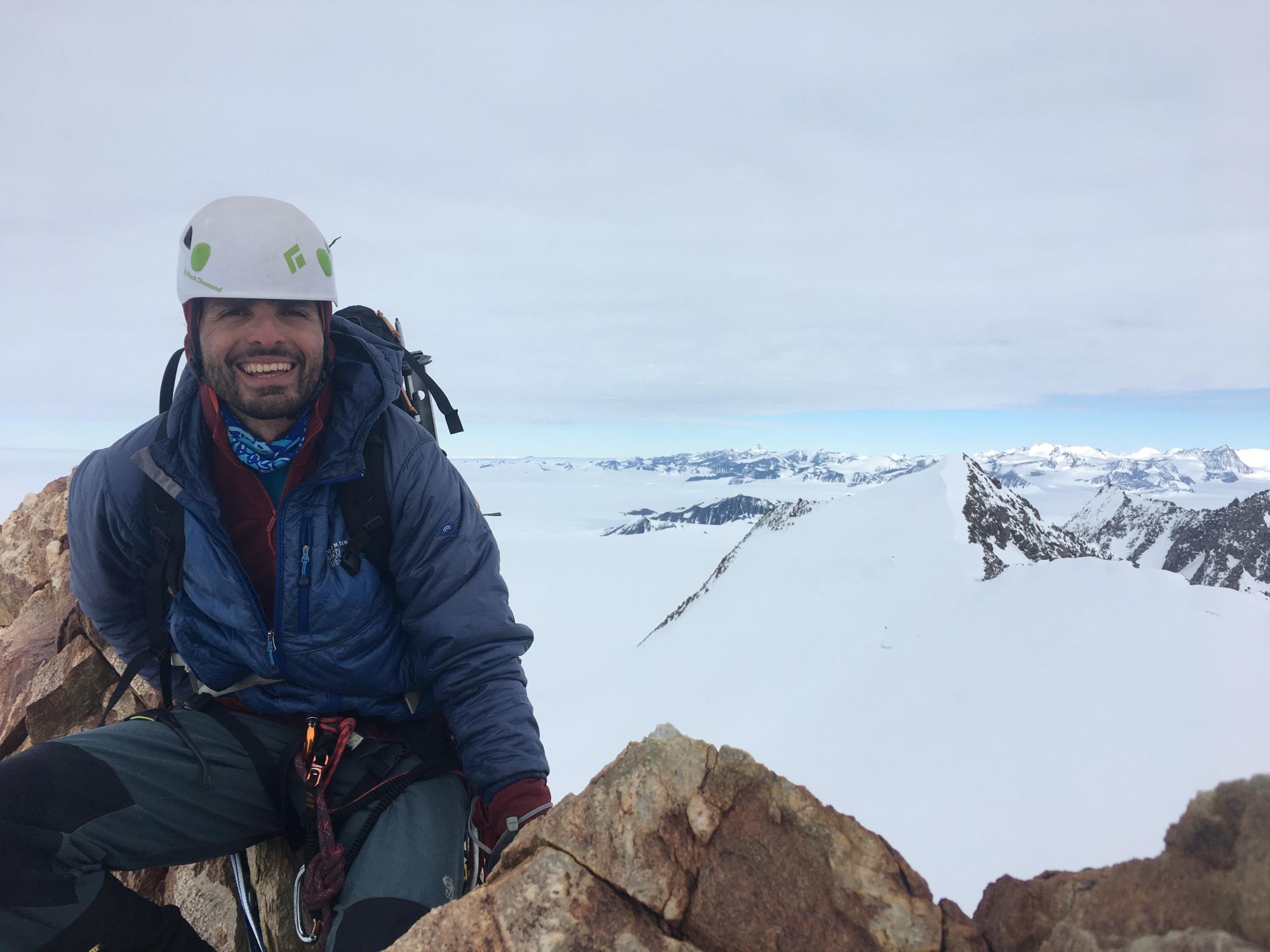 Omar Samra climbs Mount Teela, which he named in honor of his beloved daughter